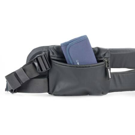 Shimoda HD Waist Belt Black - pas biodrowy redukujący ciężar, z kieszeniami, czarny (520-249)